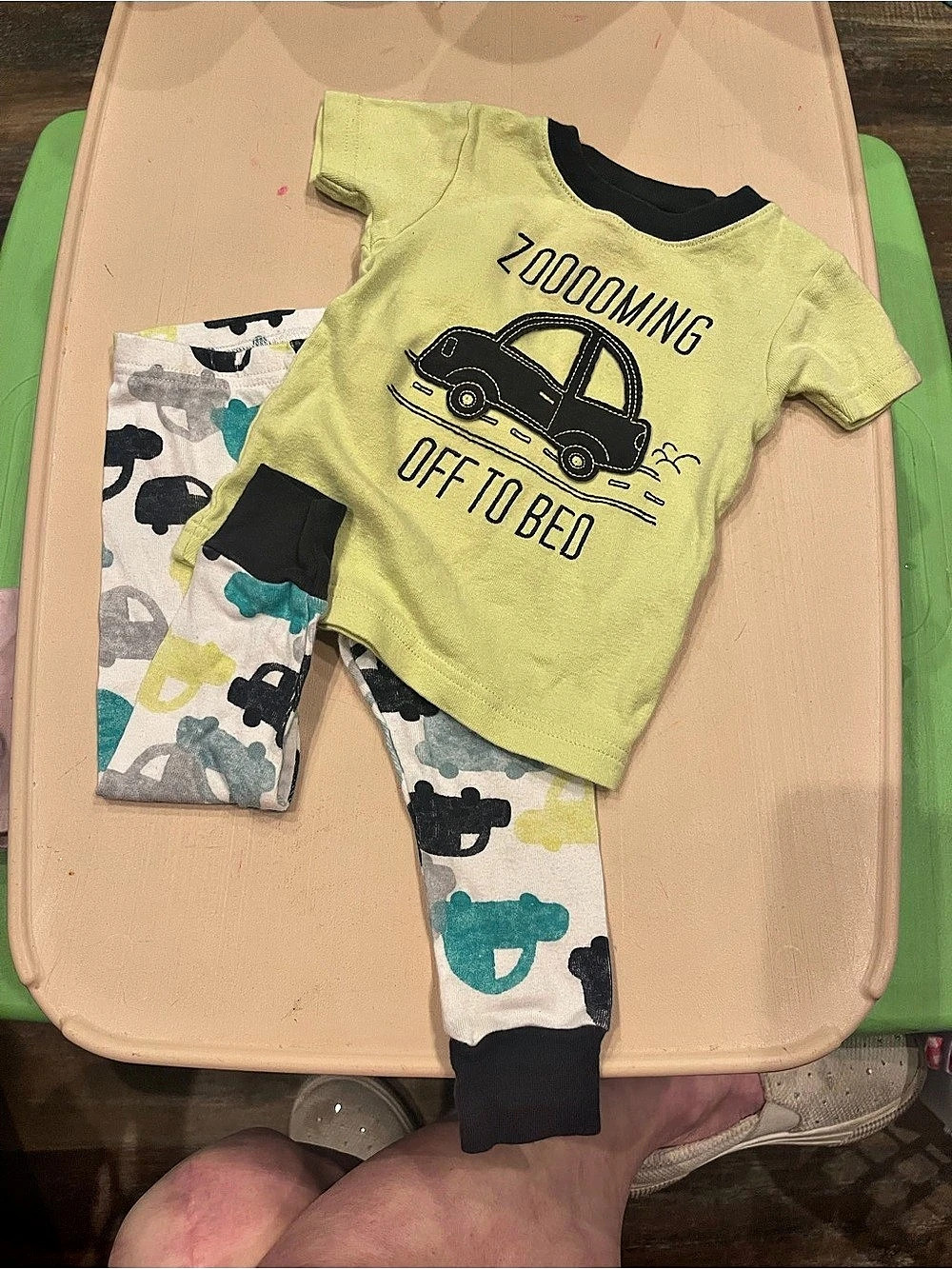 Carter's Carters Zooooming Off To Bed Car Print Cotton Pajama Set Zooooming Off